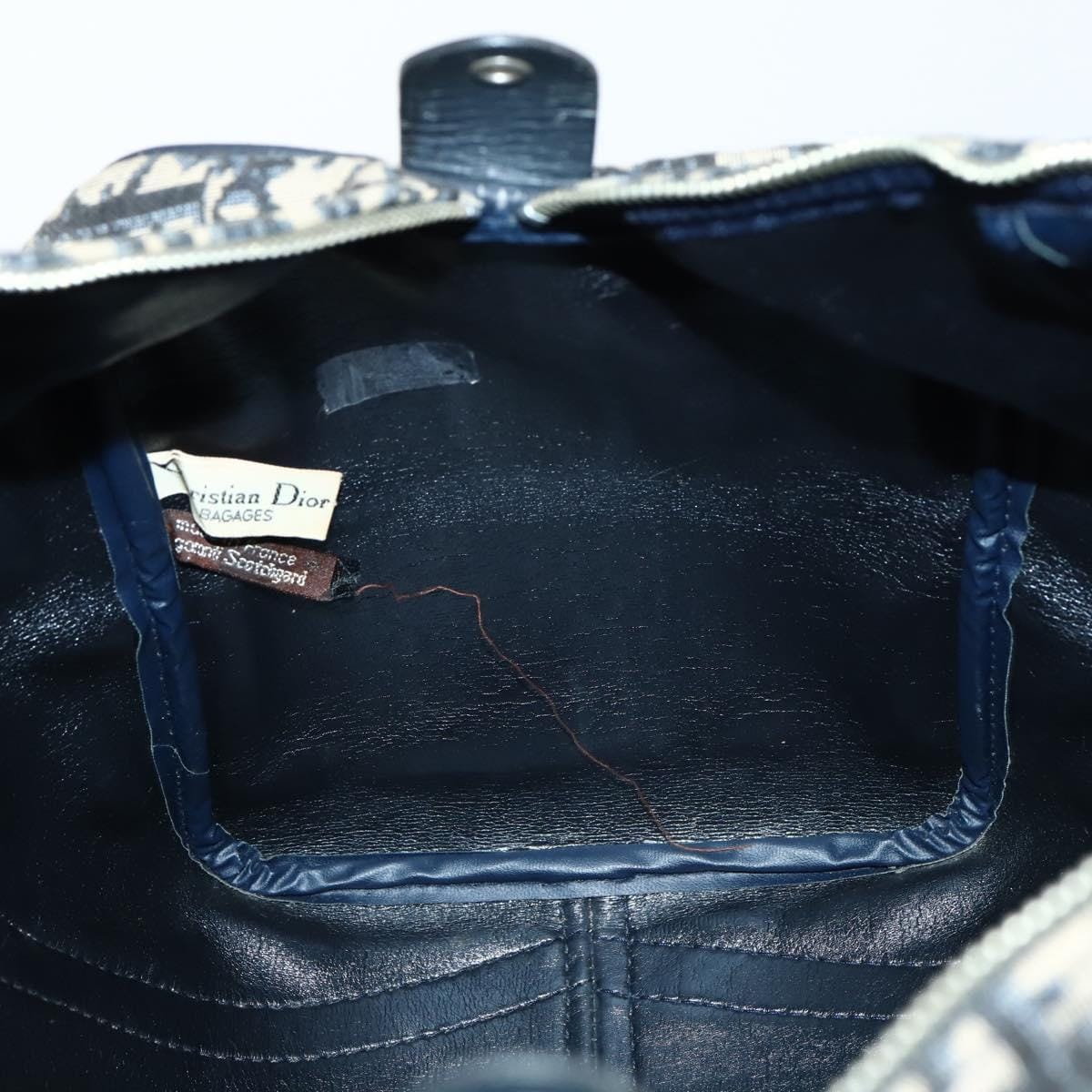 Dior Boston Bag Navy - Image 16