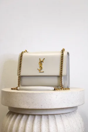 Saint Laurent Sunset Medium White