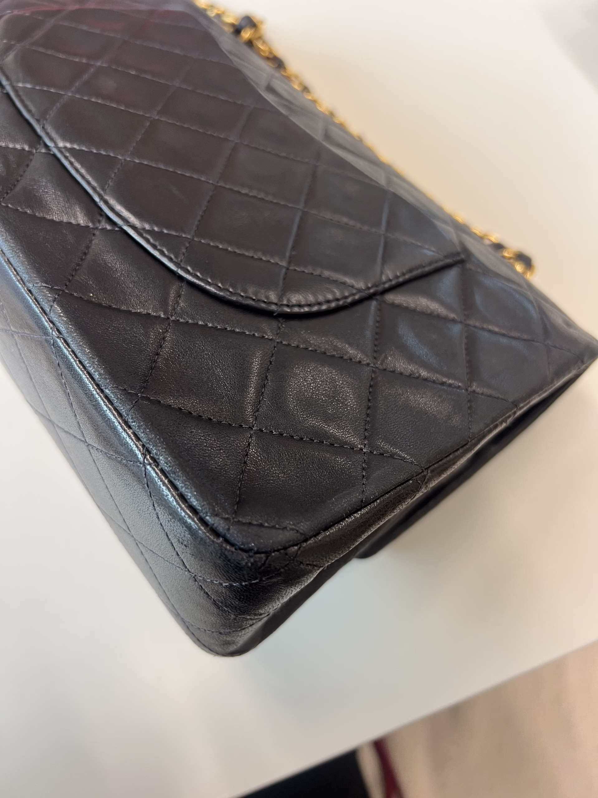 Chanel Double Flap Bag Medium Black - Image 6