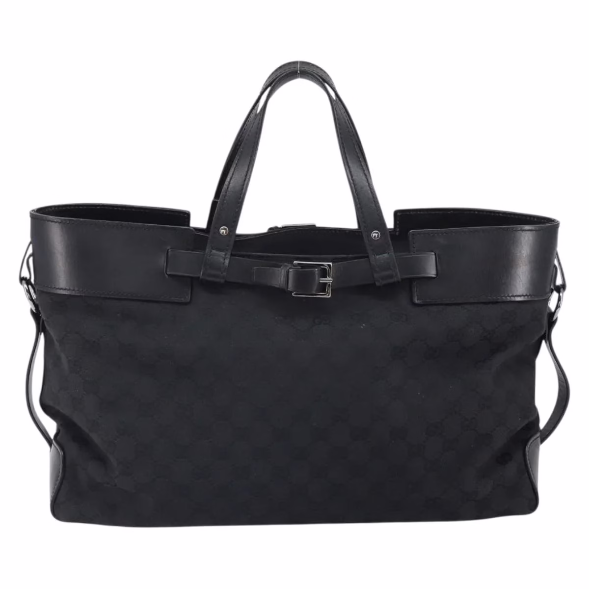 Gucci Horizontal Tote Buckle Black - Image 5