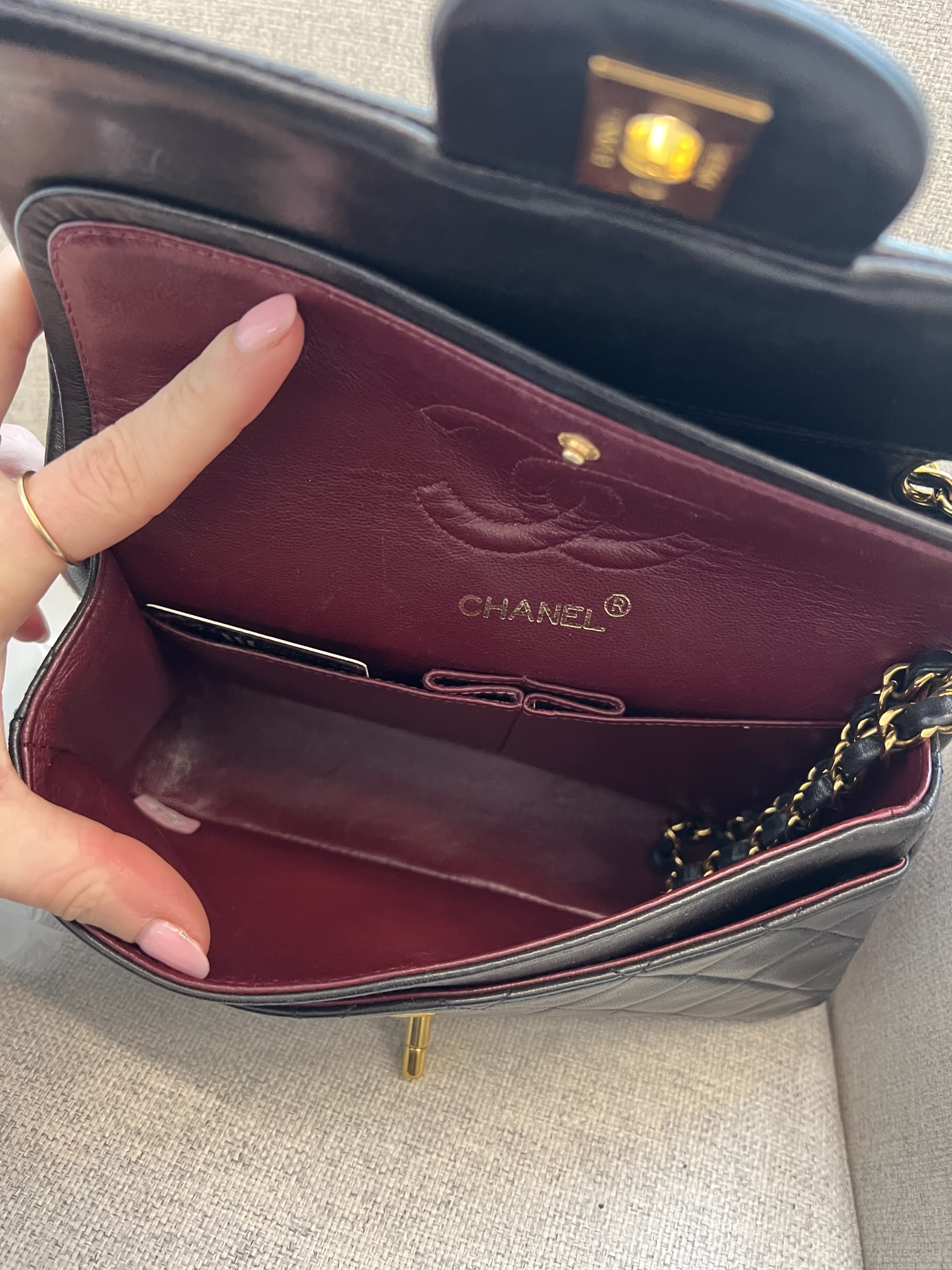 Chanel Double Flap Bag Small - Image 15