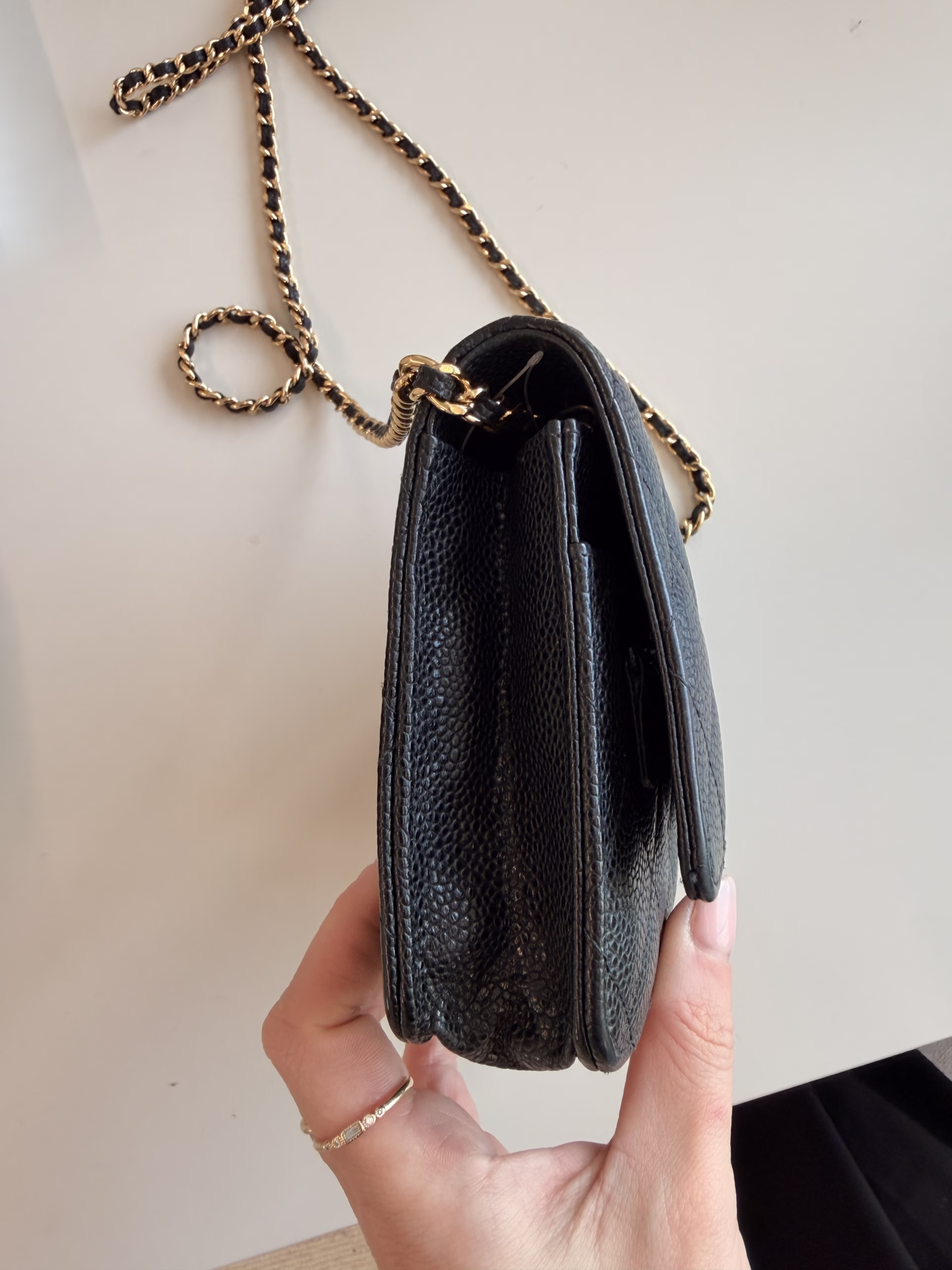 Chanel WOC Bag Caviar Black - Image 15