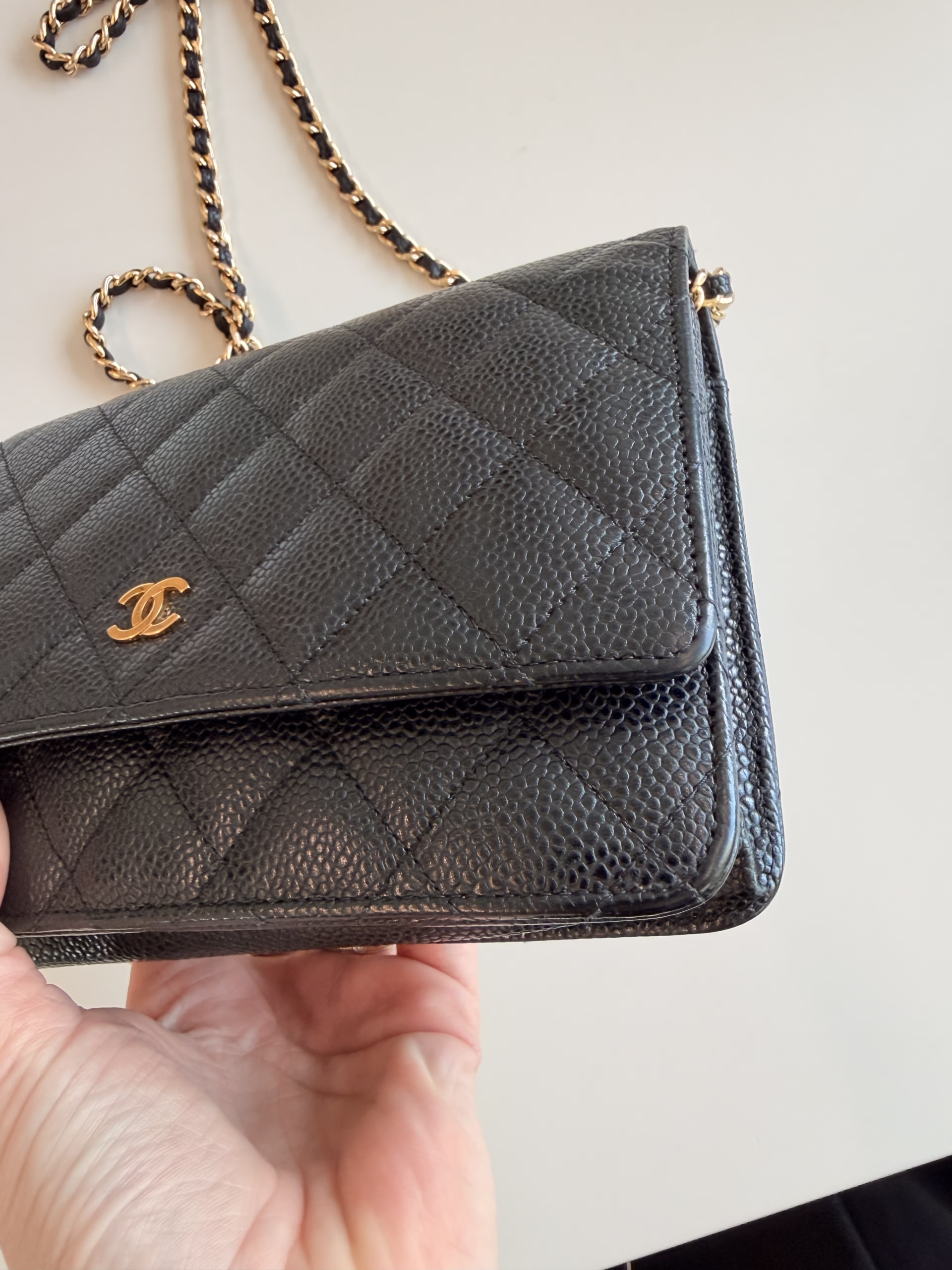 Chanel WOC Bag Caviar Black - Image 12