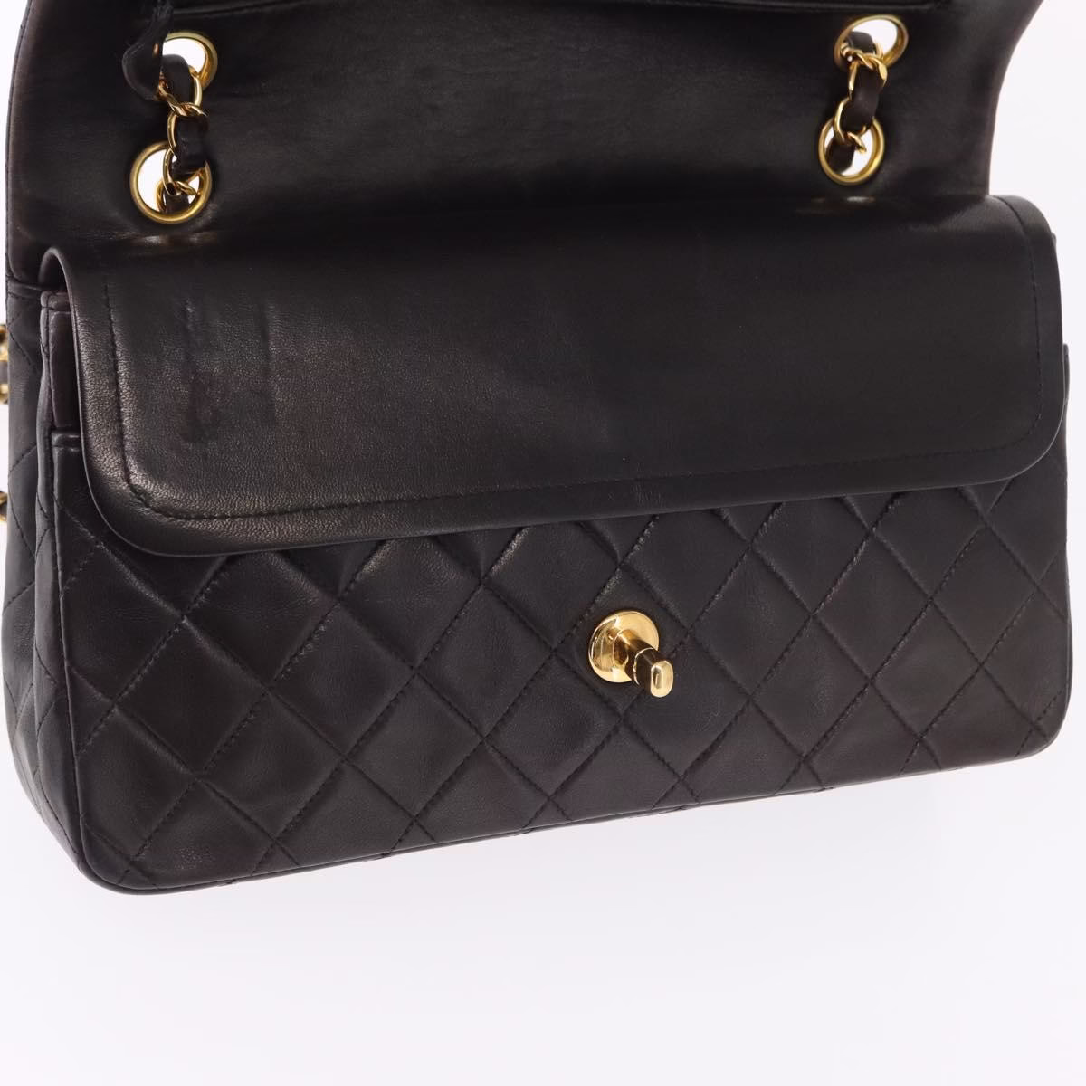 Chanel Double Flap Bag Medium Black - Image 20