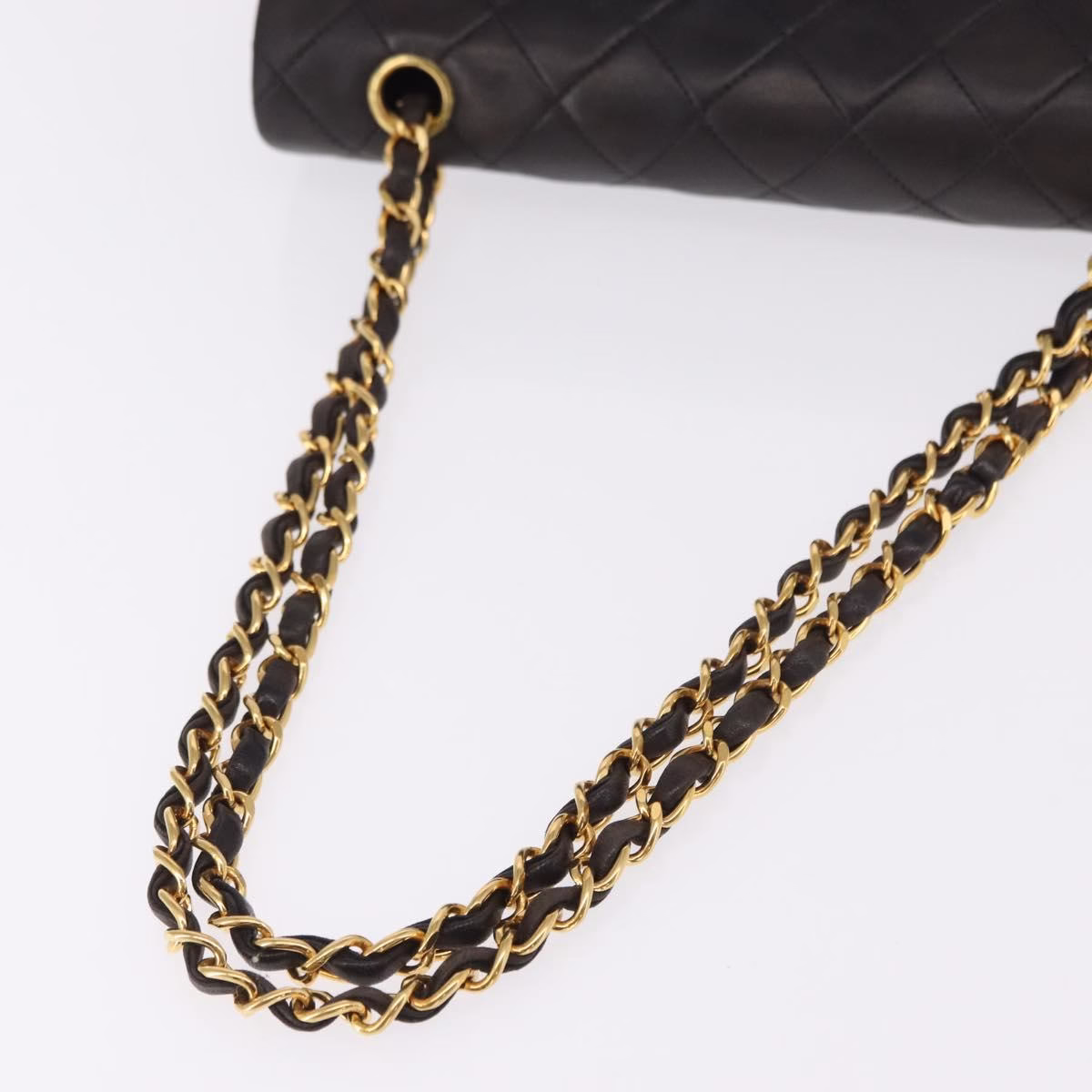 Chanel Double Flap Bag Medium Black - Image 10