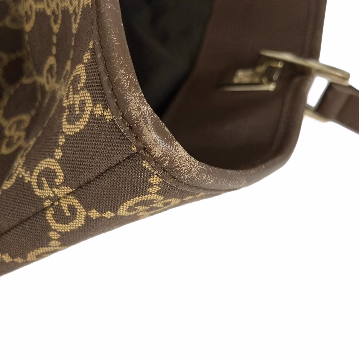 Gucci Shoulder Tote GG Brown - Image 11