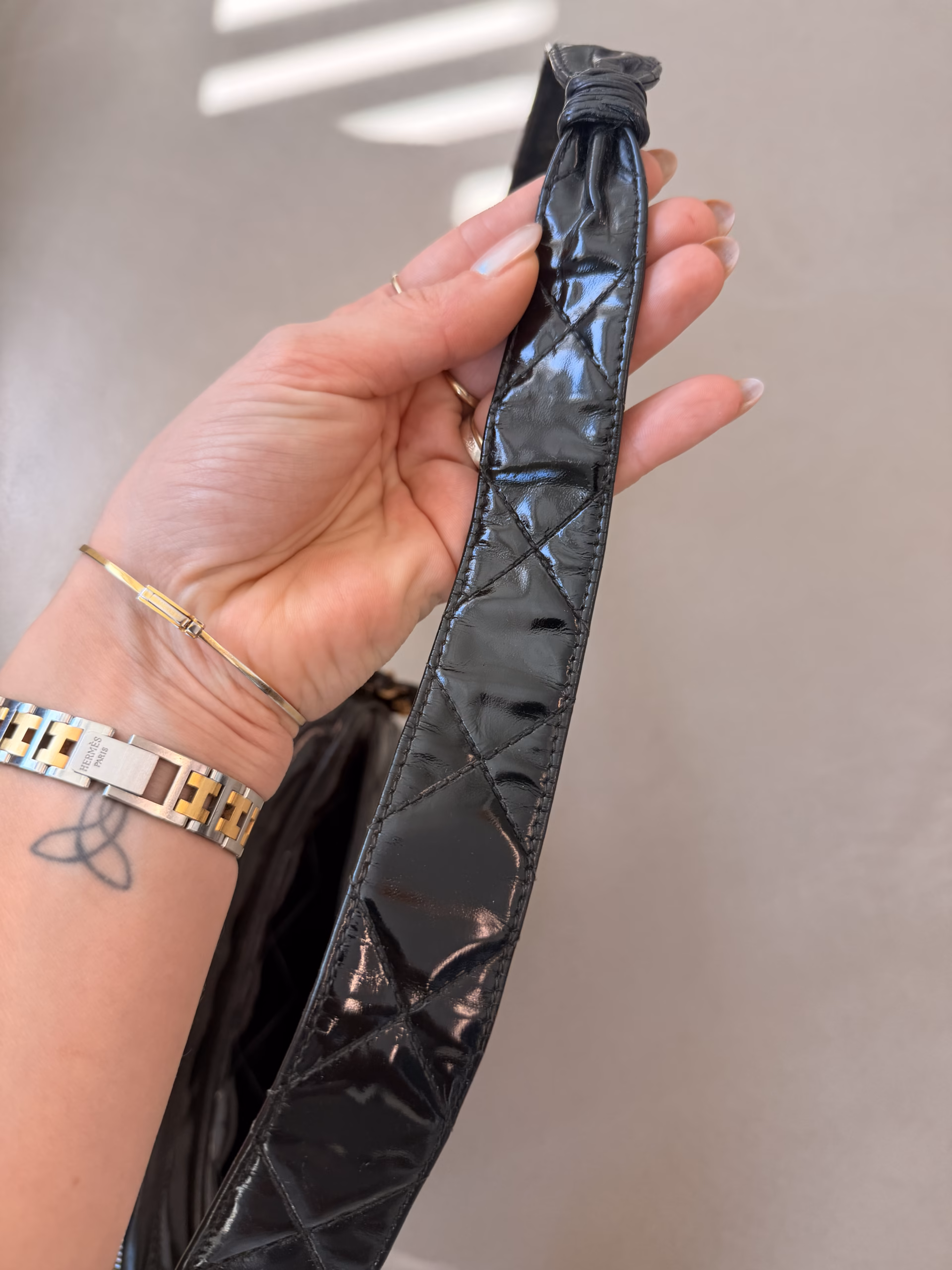 Chanel Matelasse Shoulder Bag Patent - Image 14