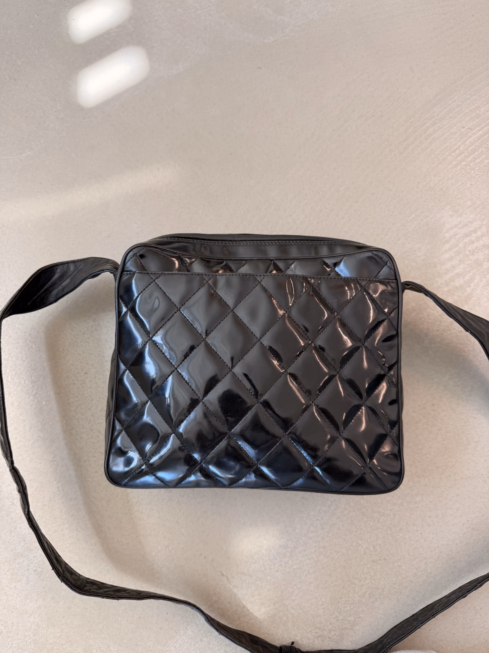 Chanel Matelasse Shoulder Bag Patent - Image 11