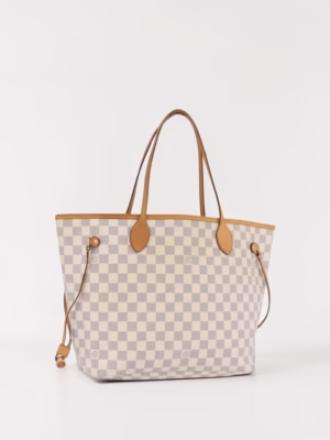 louis vuitton neverfull damier azur
