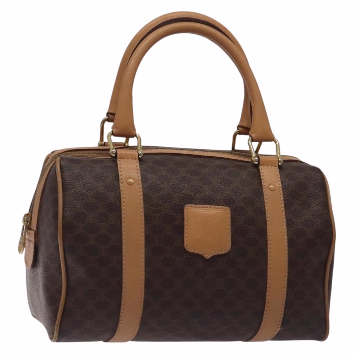 CELINE Macadam Canvas Hand Bag