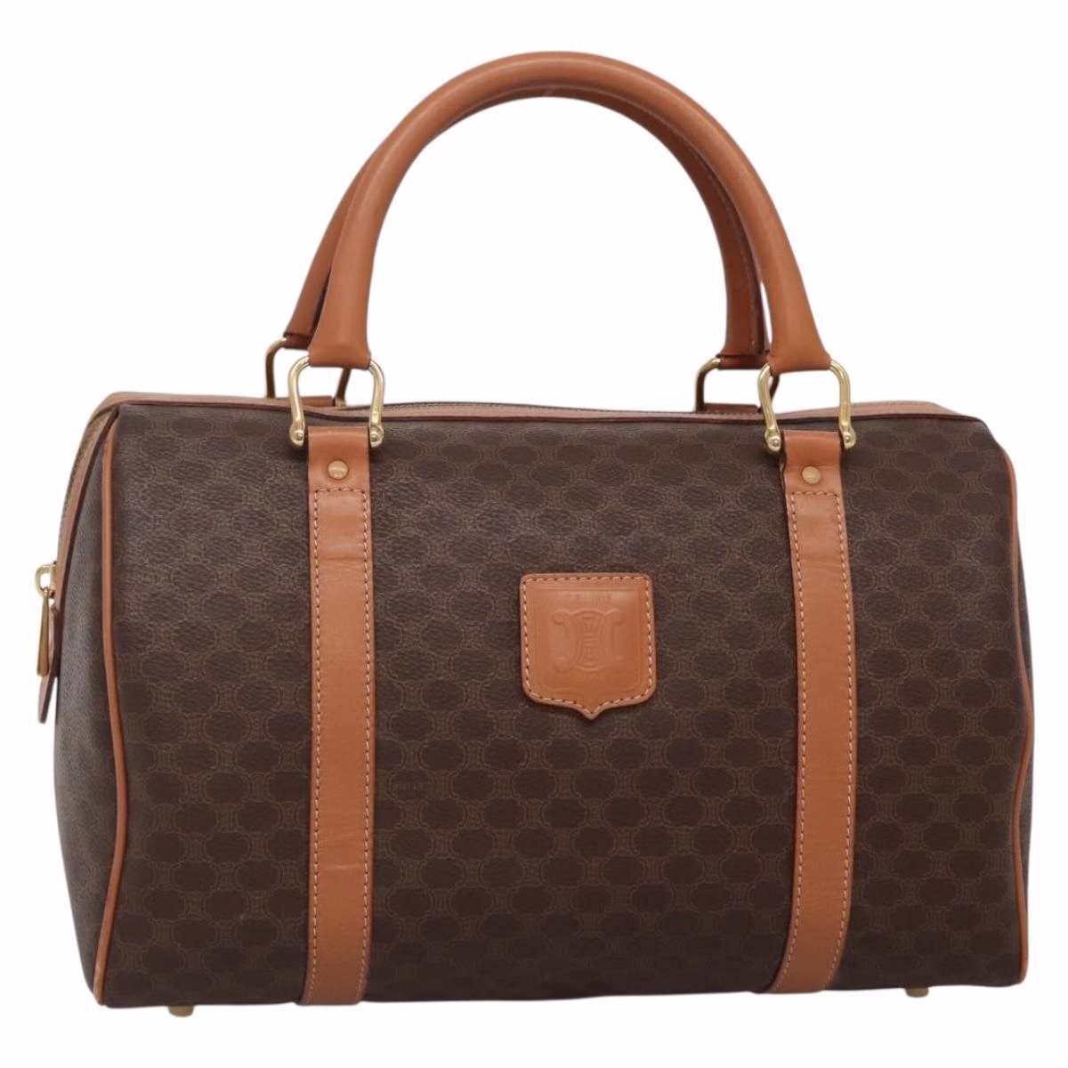 CELINE Macadam Canvas Hand Bag