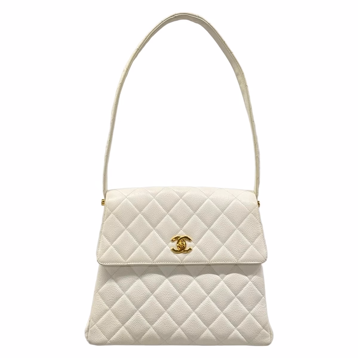 Chanel Caviar Shoulder Bag - Image 2