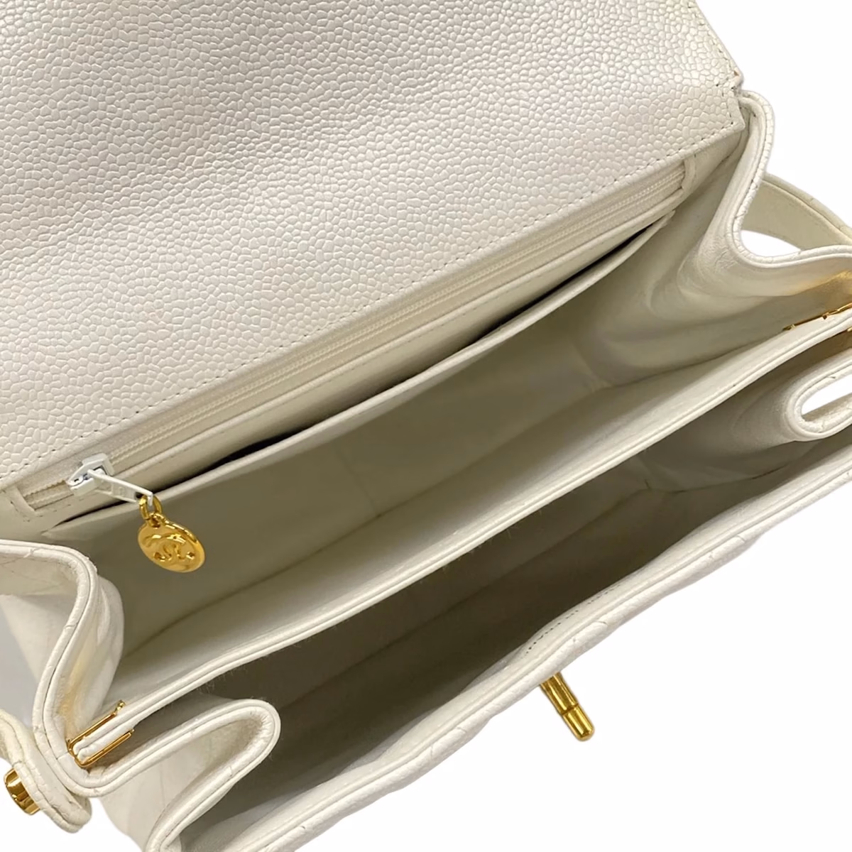 Chanel Caviar Shoulder Bag - Image 8