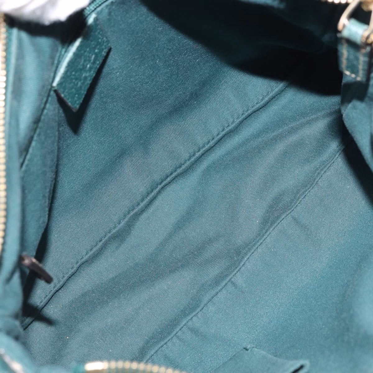 Gucci Canvas Shoulder Bag Green - Image 13