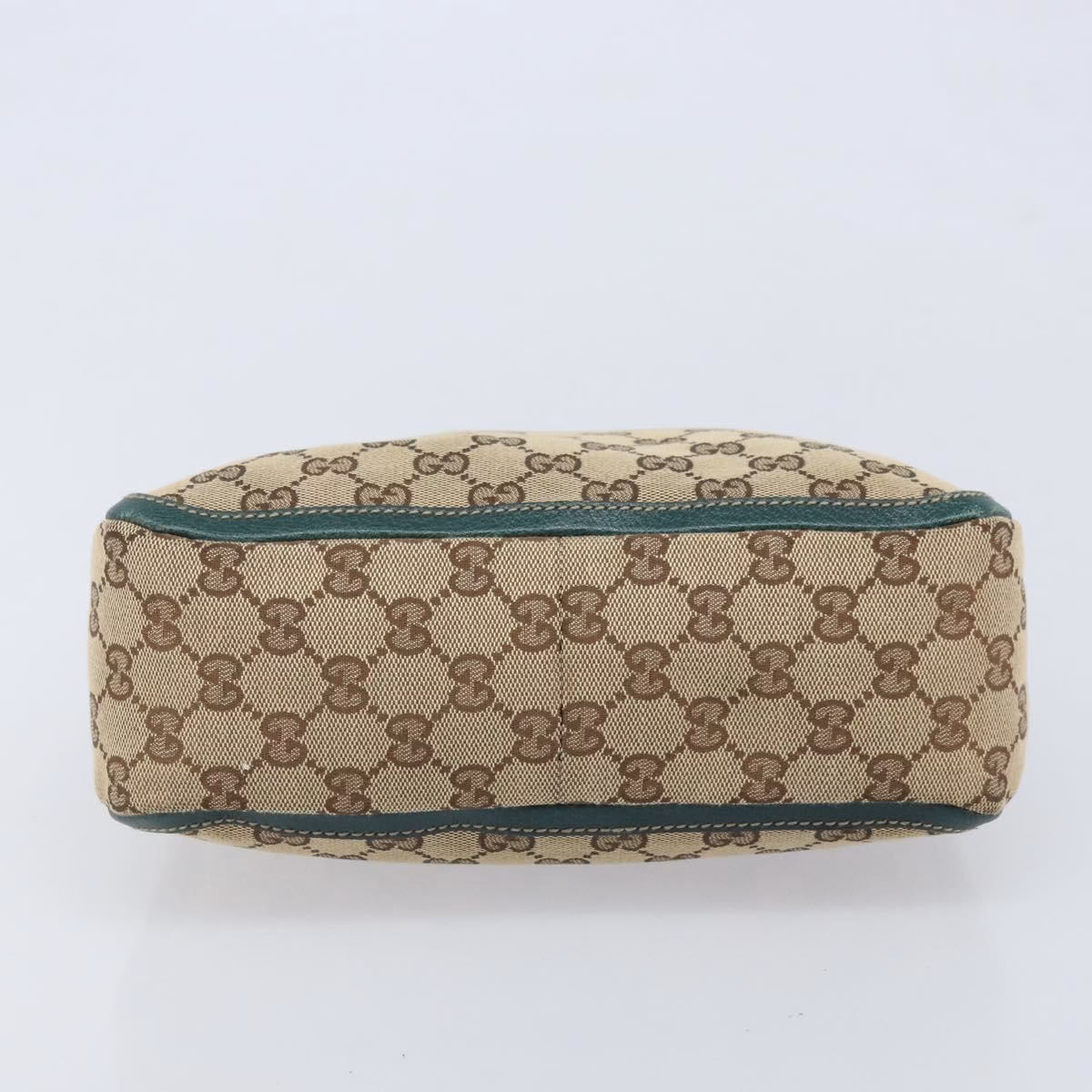 Gucci Canvas Shoulder Bag Green - Image 9