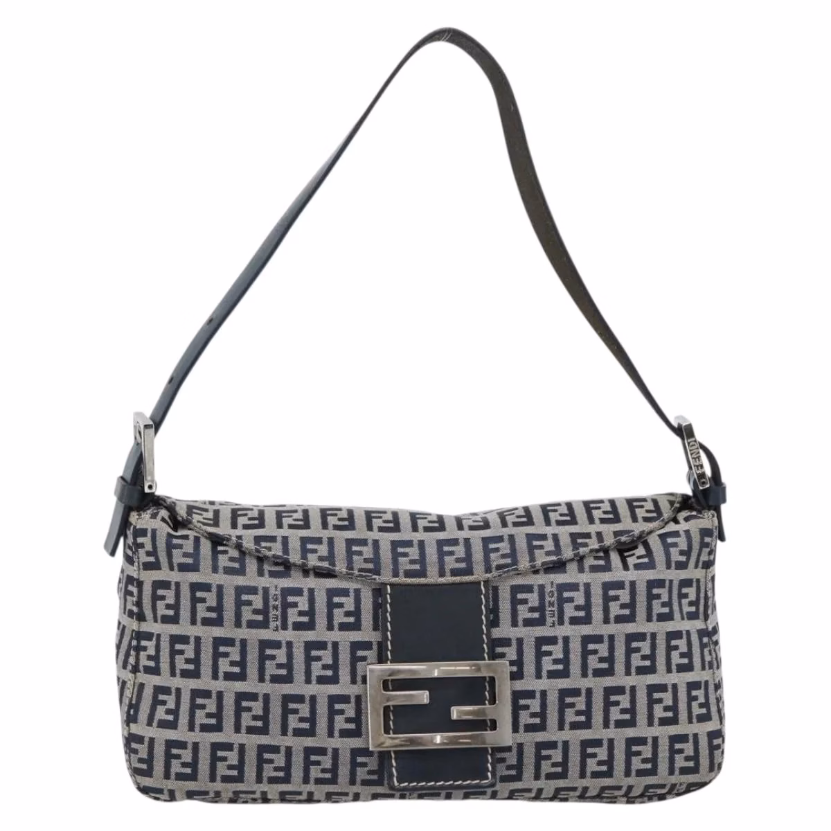Fendi Zucchino Baguette Navy - Image 2