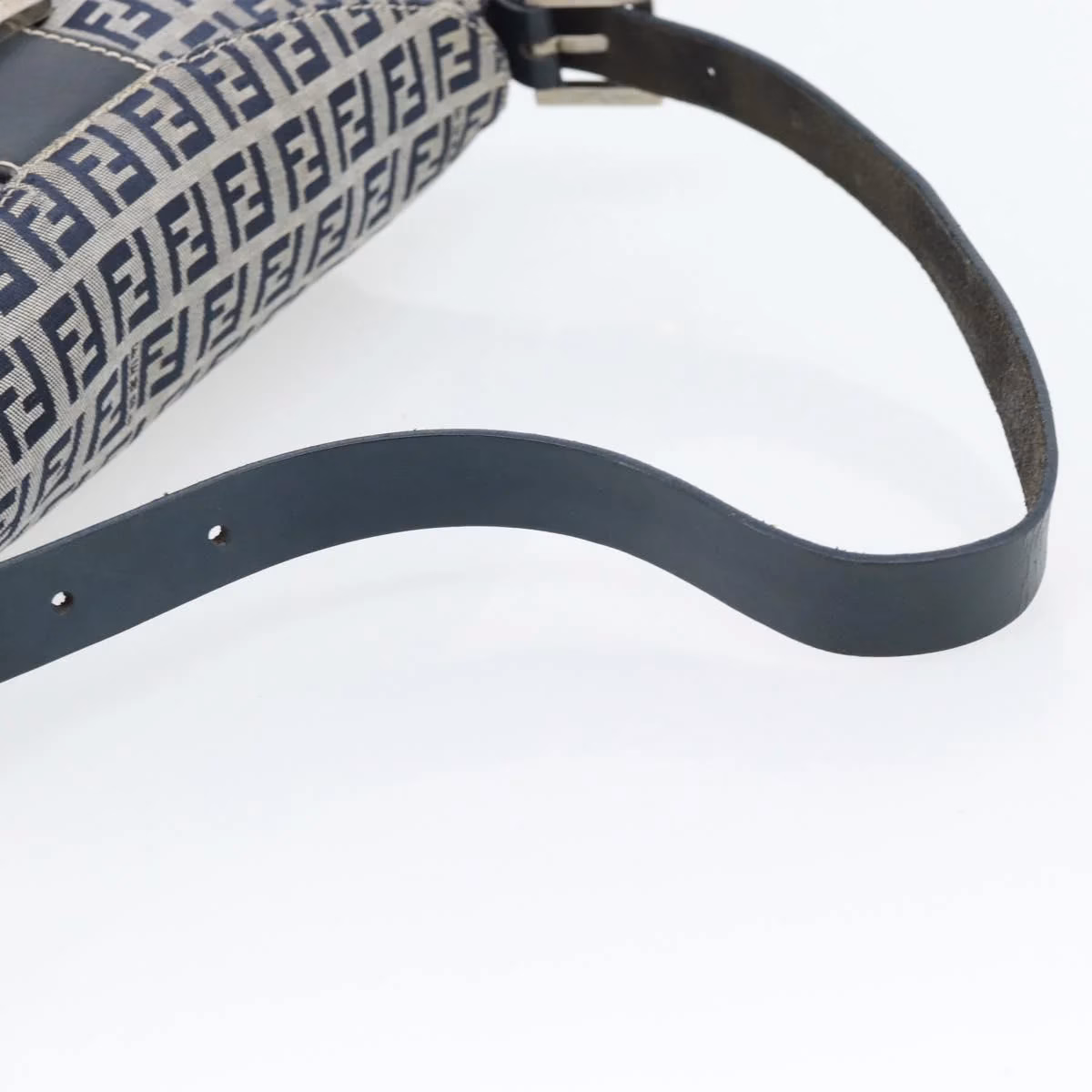 Fendi Zucchino Baguette Navy - Image 6