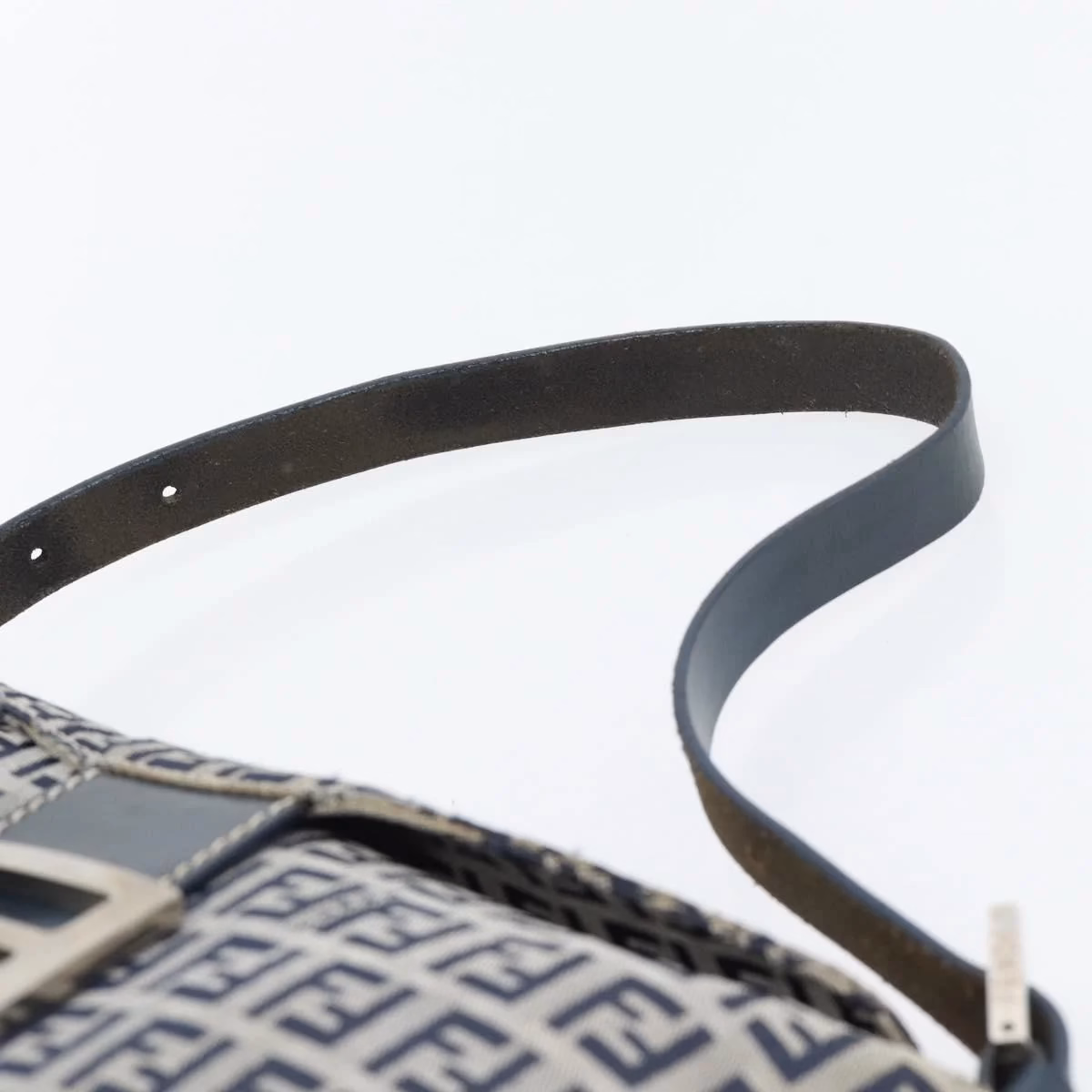 Fendi Zucchino Baguette Navy - Image 7