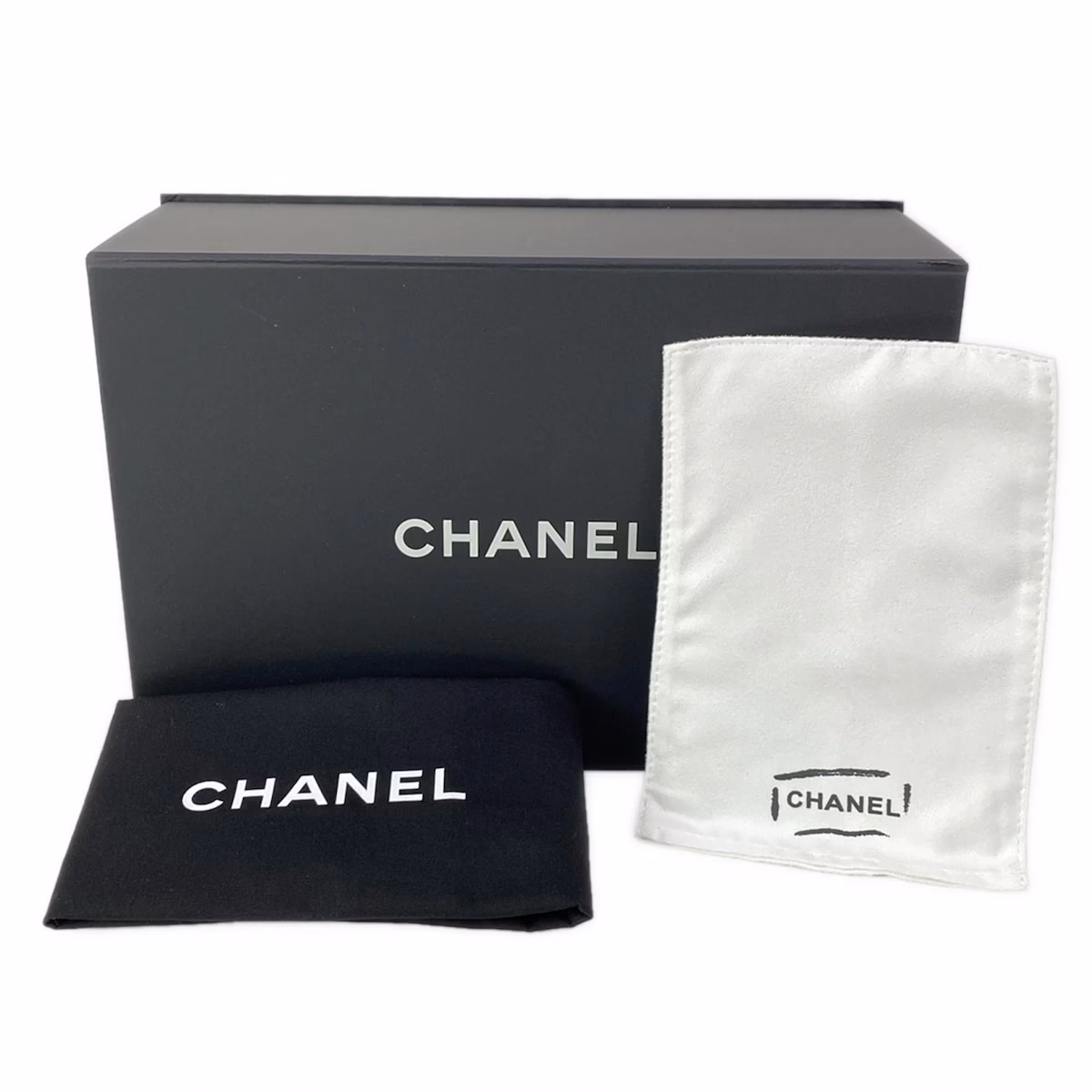 Chanel Single Flap Bag Leather Tweed - Image 2