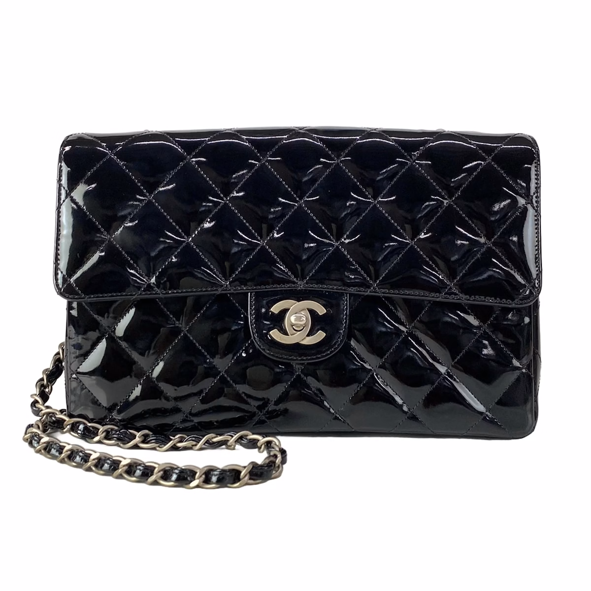 Chanel Patent Flap Bag - Image 2