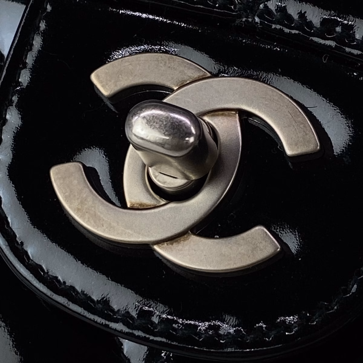 Chanel Patent Flap Bag - Image 12
