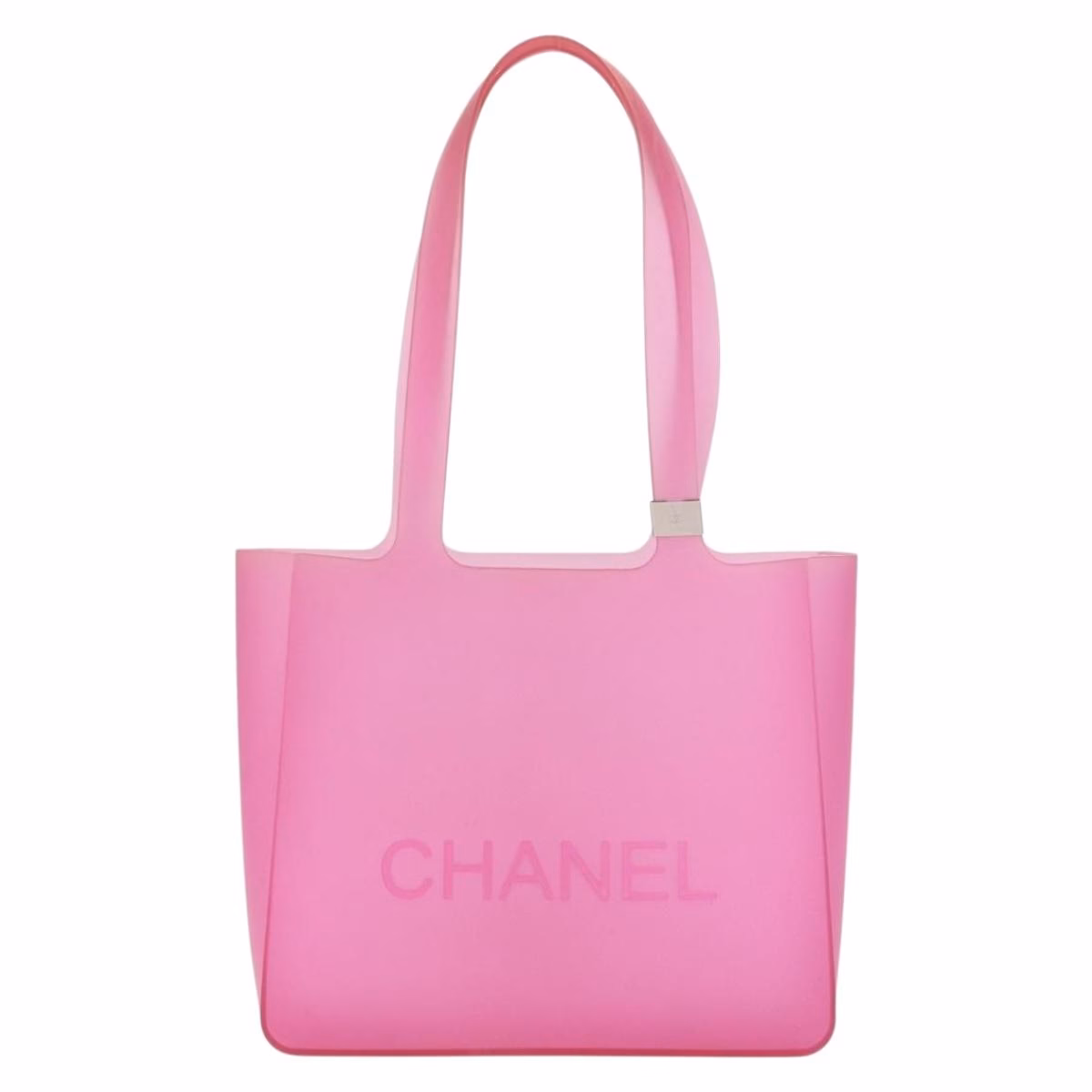 Chanel Rubber Tote Pink - Image 2