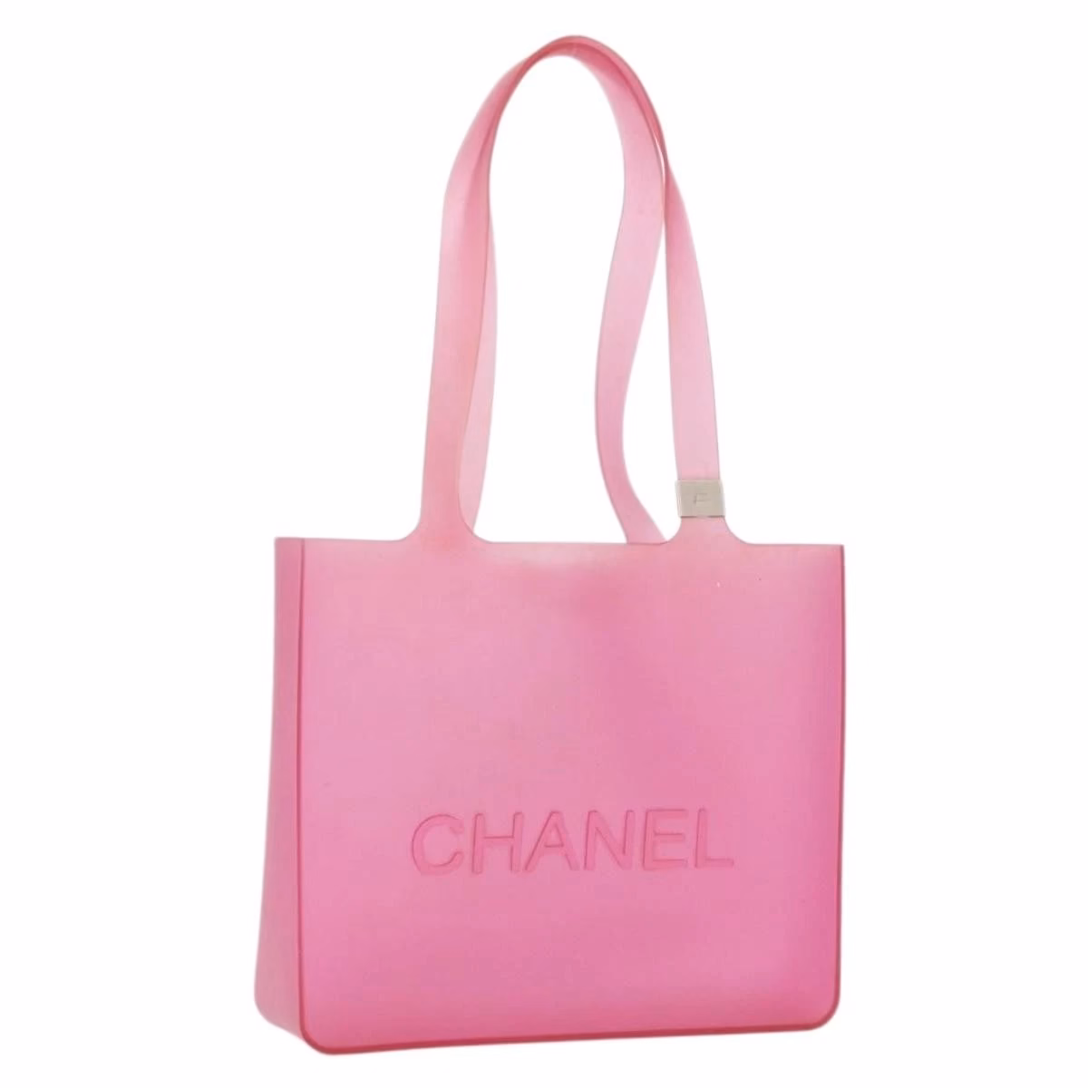 Chanel Rubber Tote Pink - Image 10