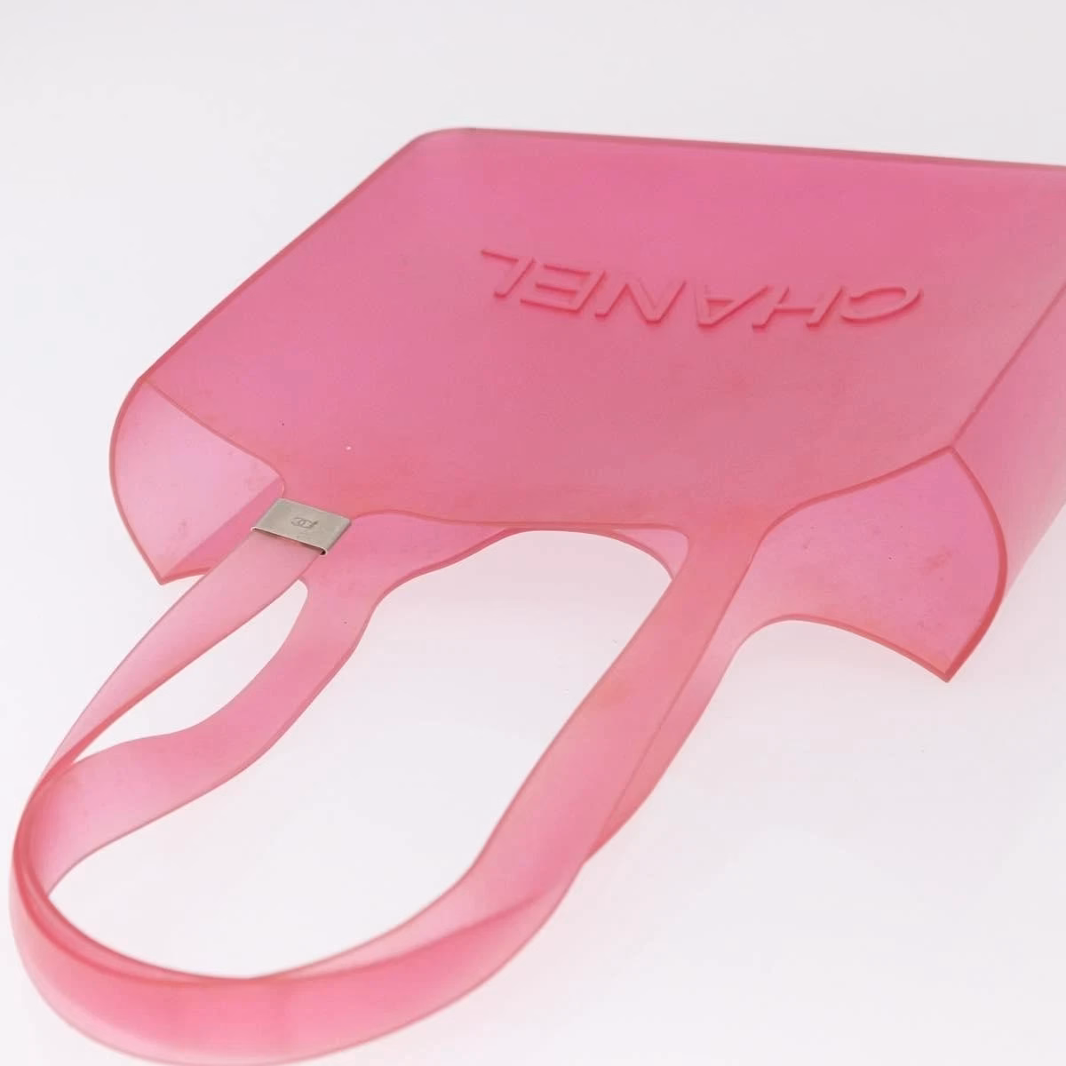 Chanel Rubber Tote Pink - Image 3