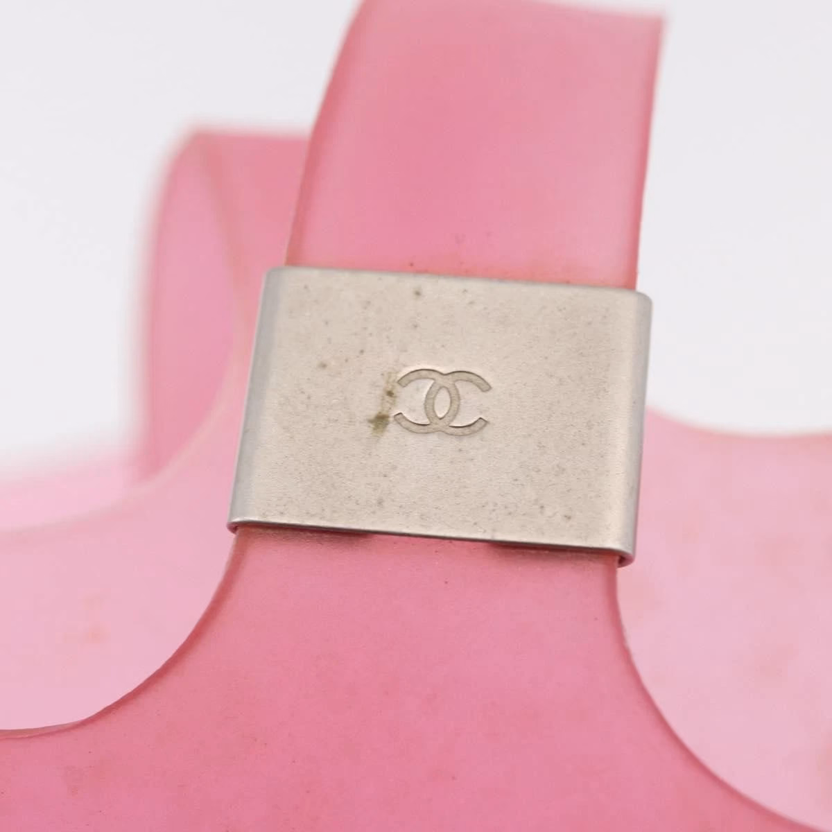 Chanel Rubber Tote Pink - Image 6