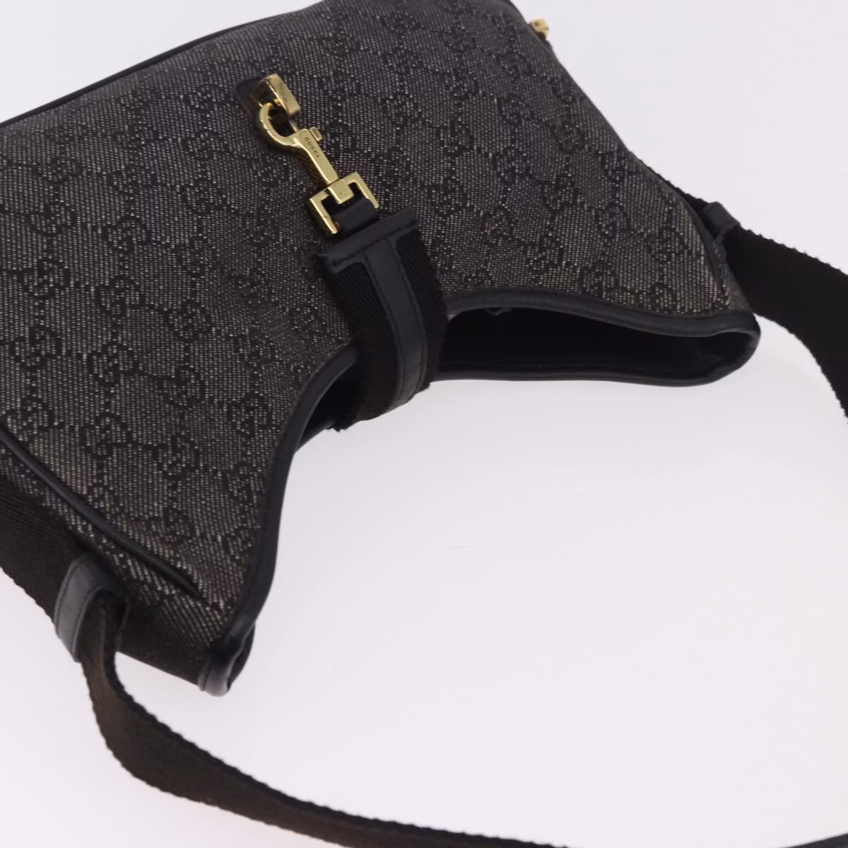Gucci Buckle Pochette Black - Image 6