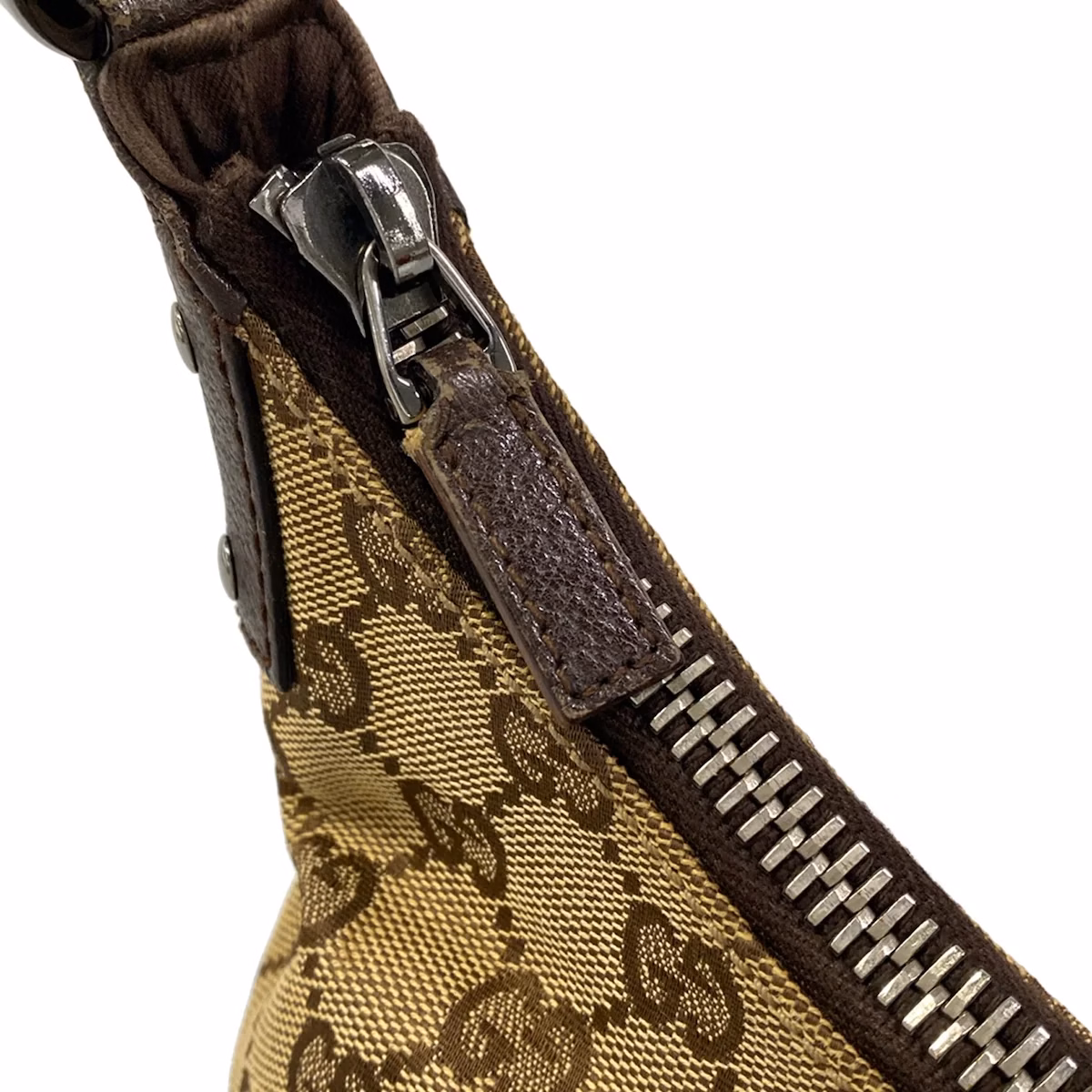 Gucci Hobo Shoulder Bag Beige - Image 13