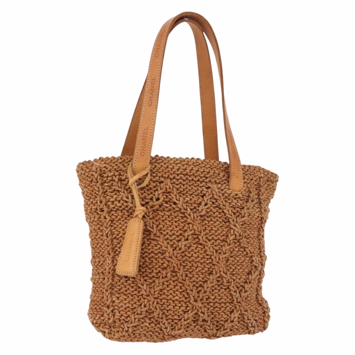 Chanel Raffia Tote Mini - Image 3
