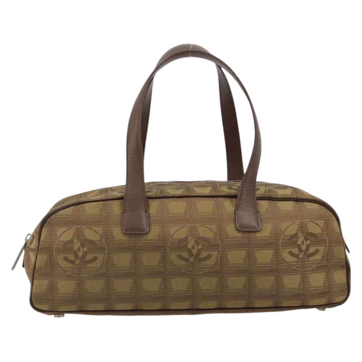 Chanel Travel Line Shoulder Bag Khaki - Image 2