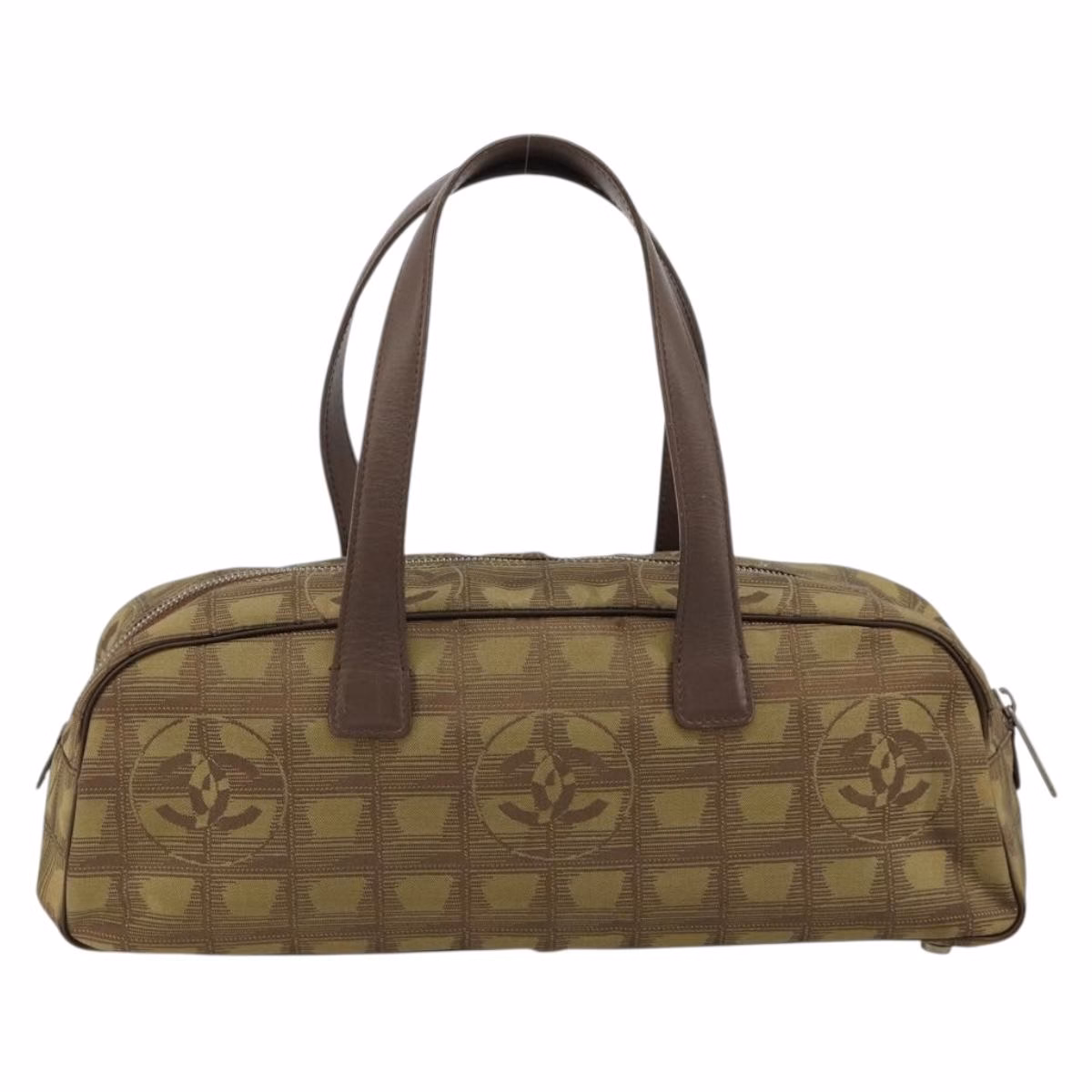 Chanel Travel Line Shoulder Bag Khaki - Image 3