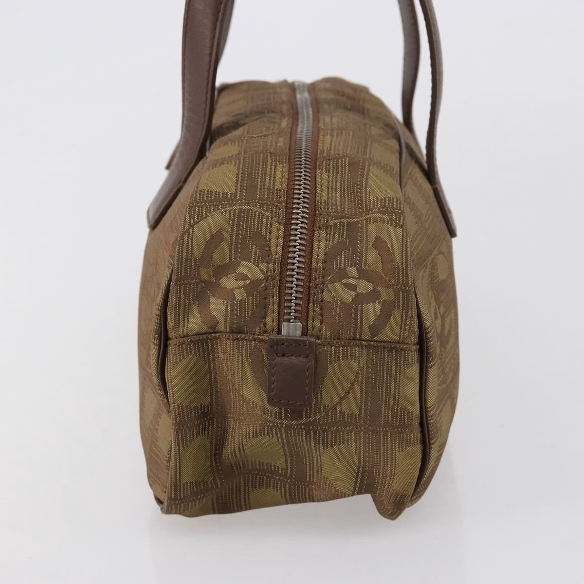 Chanel Travel Line Shoulder Bag Khaki - Image 4