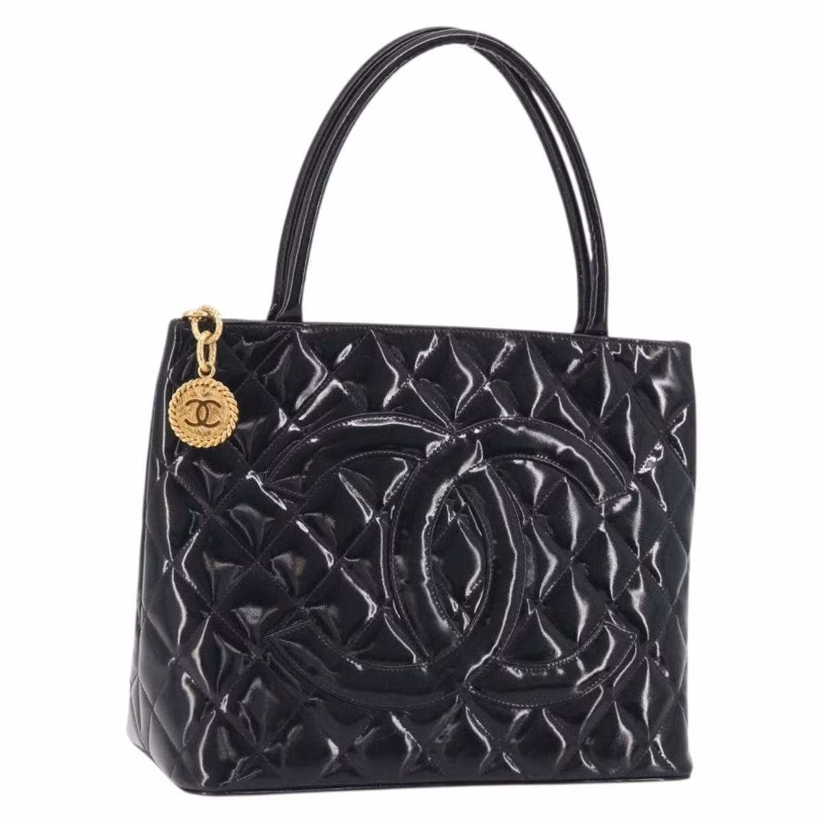 Chanel Patent Medallion Tote bag - Image 2