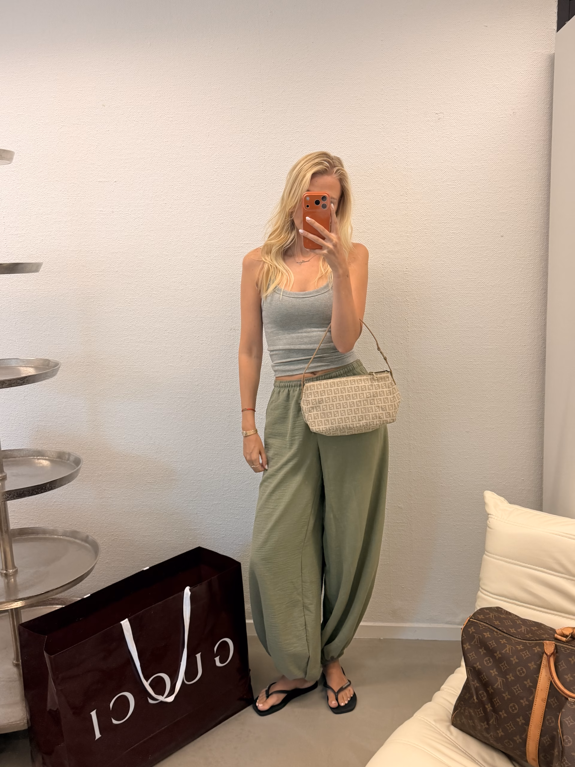 Fendi Zucchino Shoulder Bag - Image 2