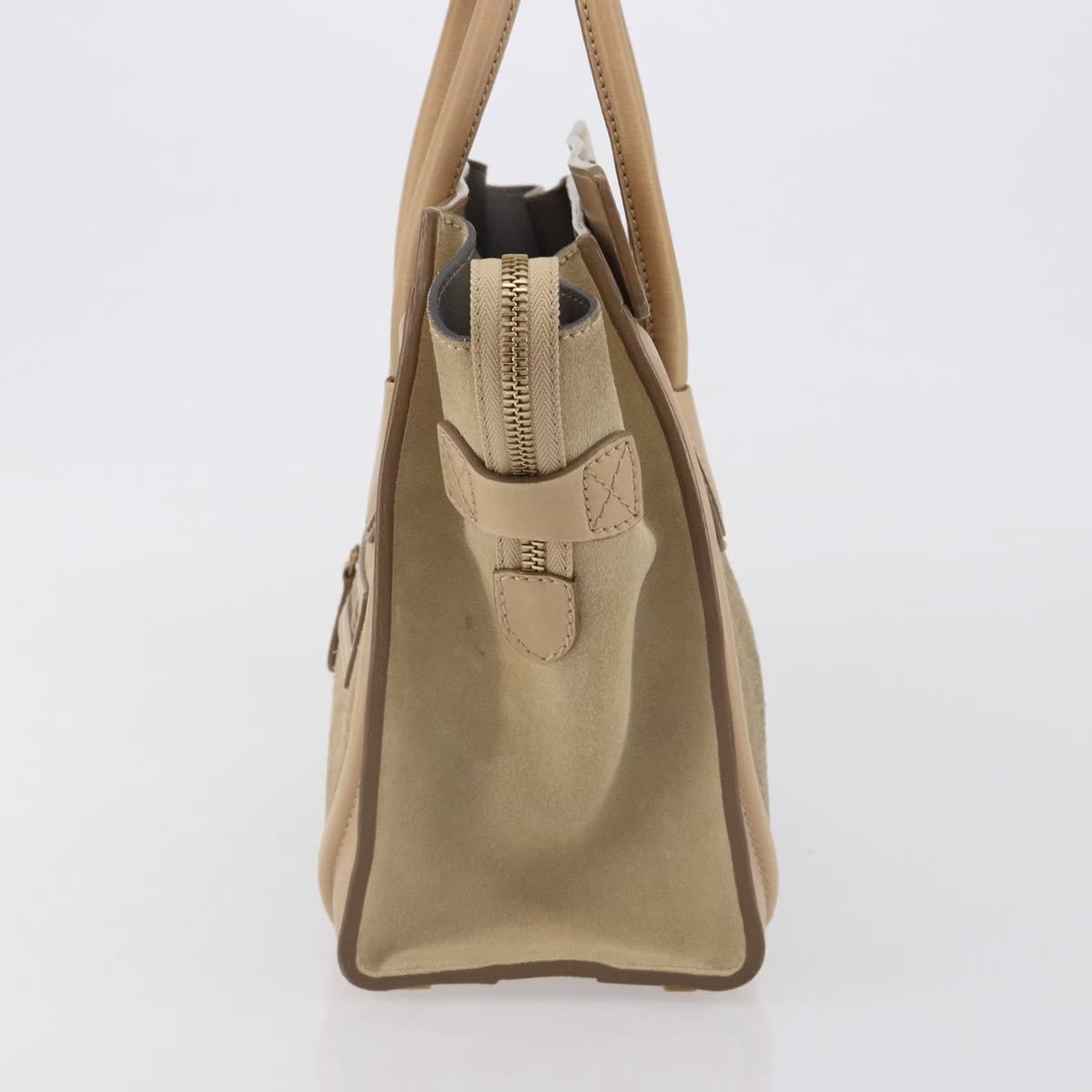 Celine Micro Shopper Suede Beige - Image 5