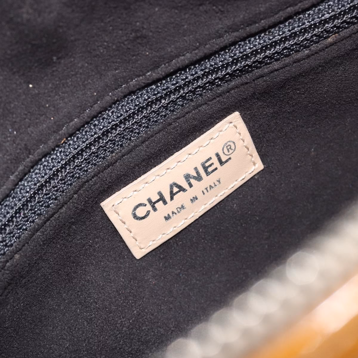 Chanel Patent Choco Bar Amber - Image 18