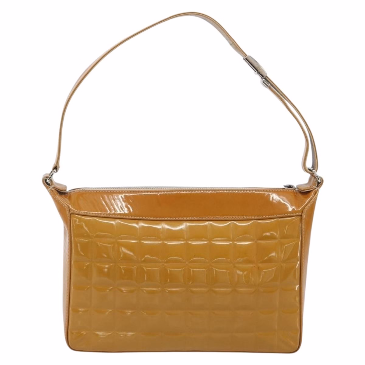 Chanel Patent Choco Bar Amber - Image 3