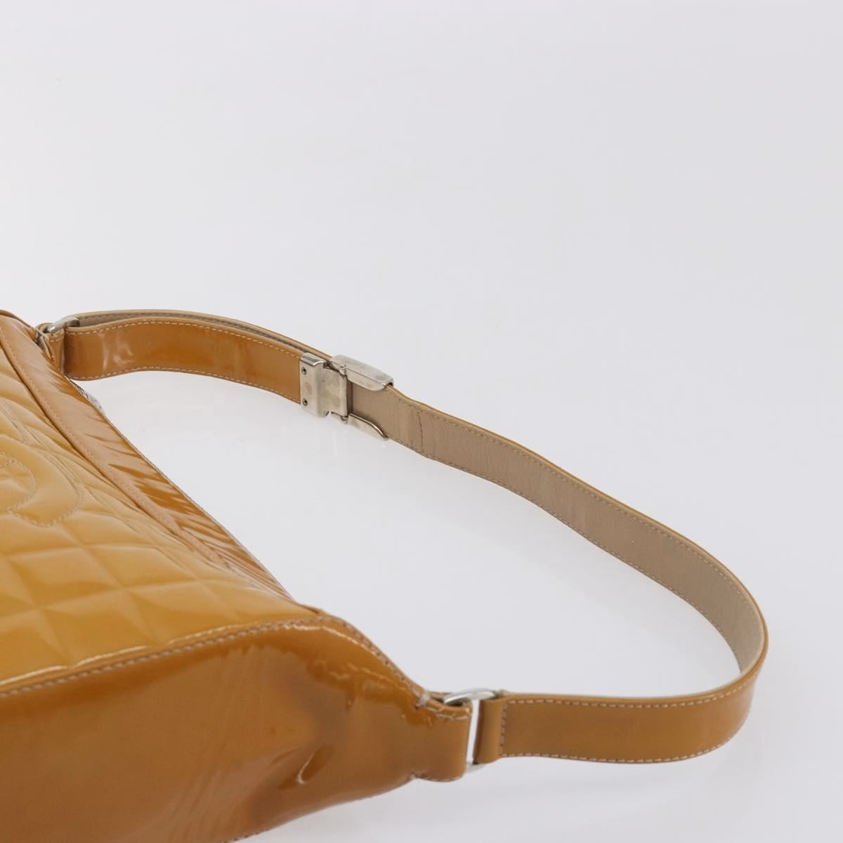 Chanel Patent Choco Bar Amber - Image 7