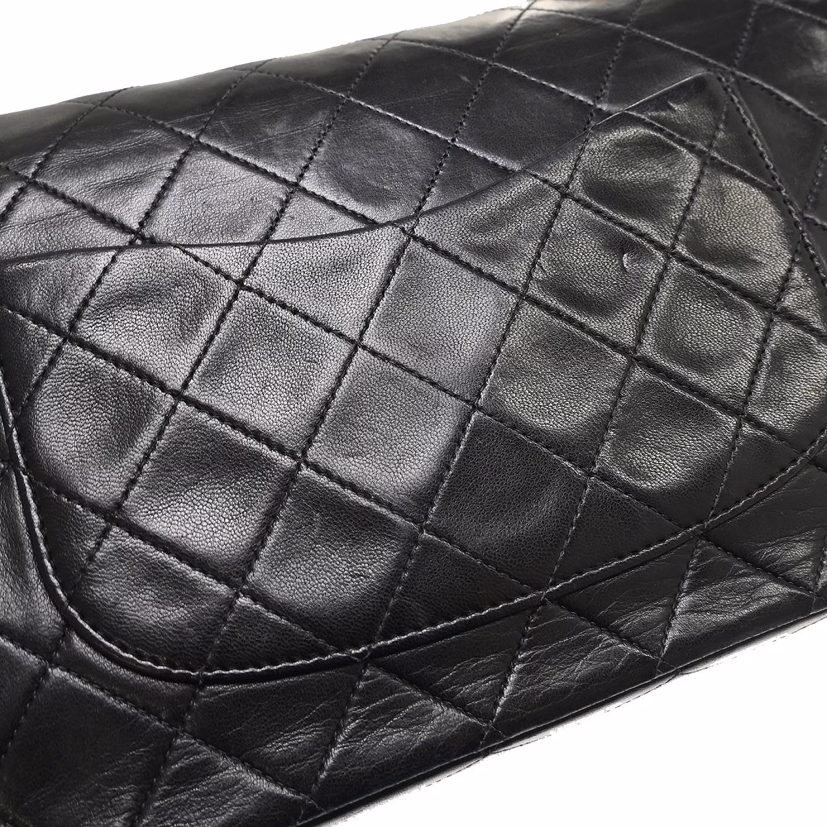 Chanel Double Flap Bag Medium Black - Image 7