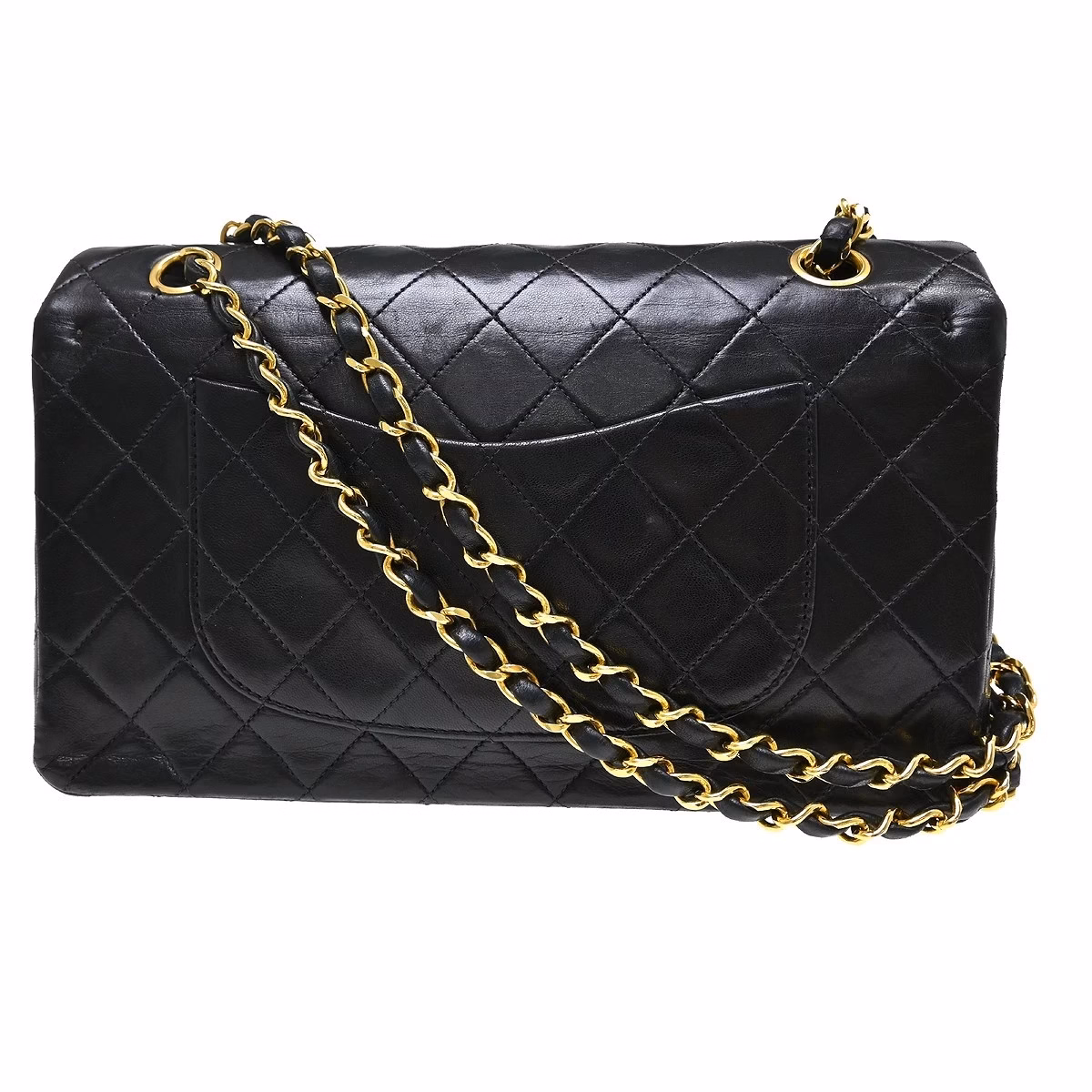 Chanel Double Flap Bag Medium Black - Image 4