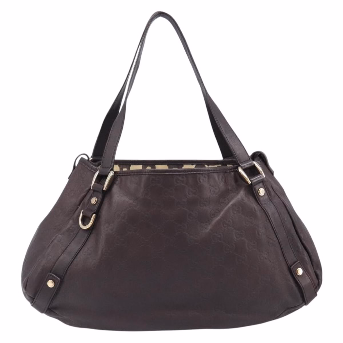 Gucci Abbey Leather Hobo Bag - Image 5