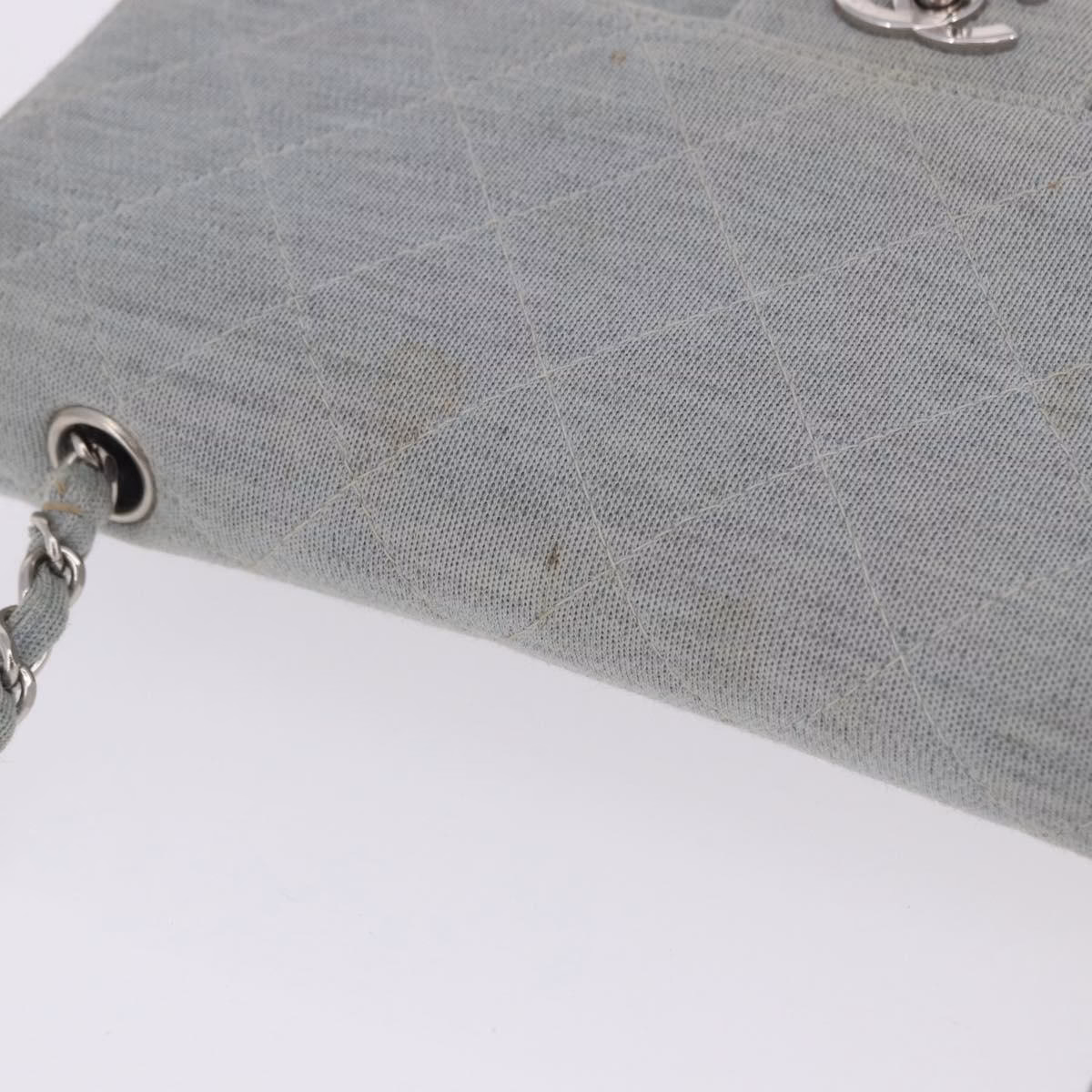 Chanel Single Flap Bag Denim - Image 10