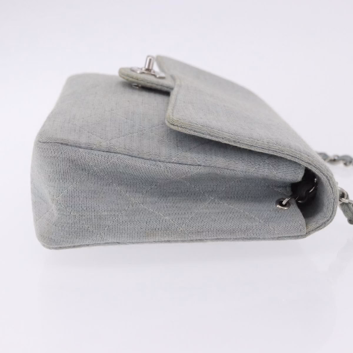 Chanel Single Flap Bag Denim - Image 6