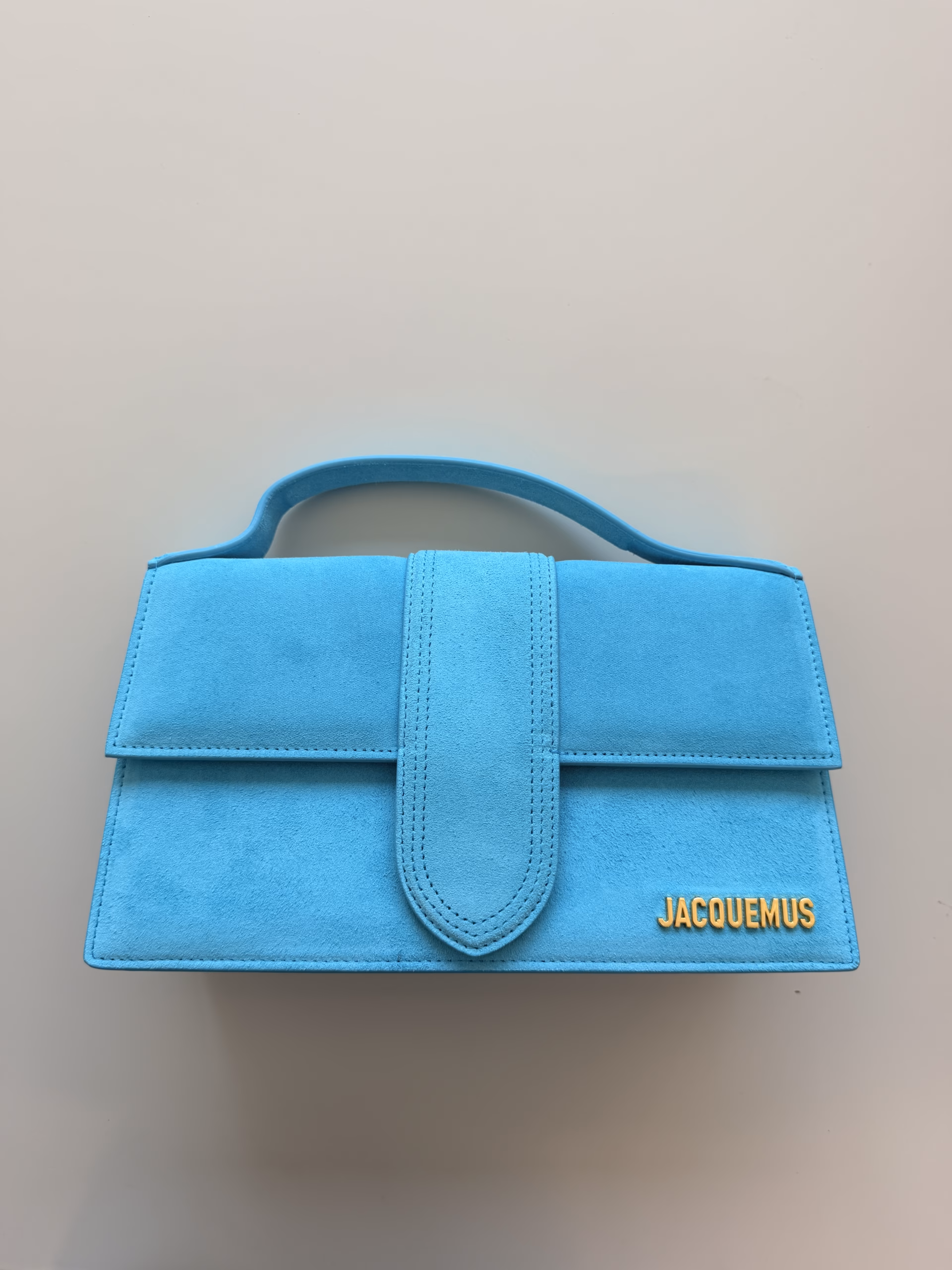 Jacquemus Le Grand Bambino Turquoise Suede - Image 5